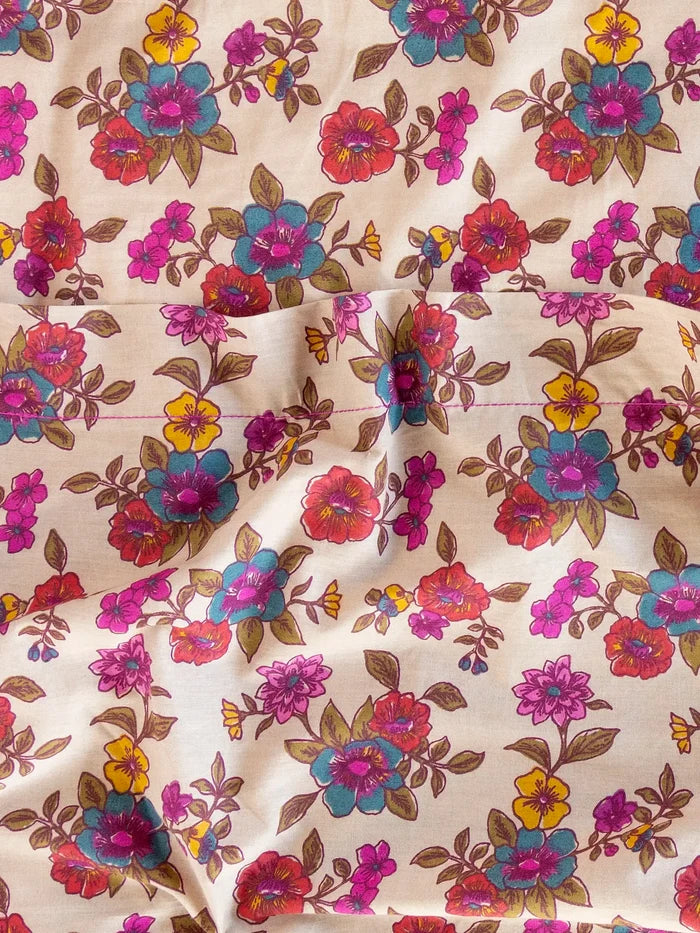 Sooo Soft Cotton Sheet Set - Enchanted Wildflowers Cream-view 3