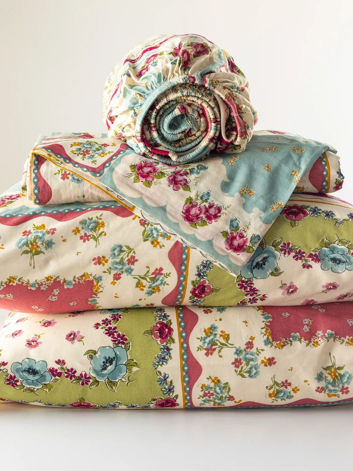 Sooo Soft Cotton Sheet Set - Pink Handkerchief Mix-view 2
