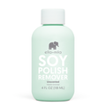 Soy Nail Polish Remover, unscented, 4 fl oz mint green bottle – ella+mila