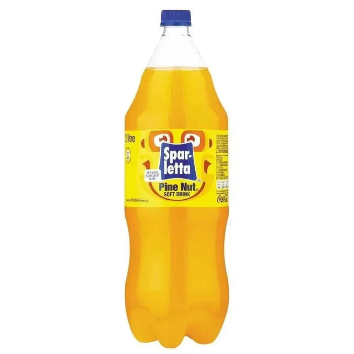 Sparletta Pine Nut 2Lt soft drink with coconut and pineapple flavor