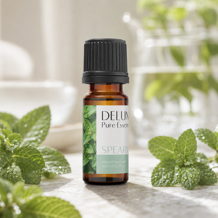 Delune Spearmint Pure Essential Oil 10ml lifestyle product image