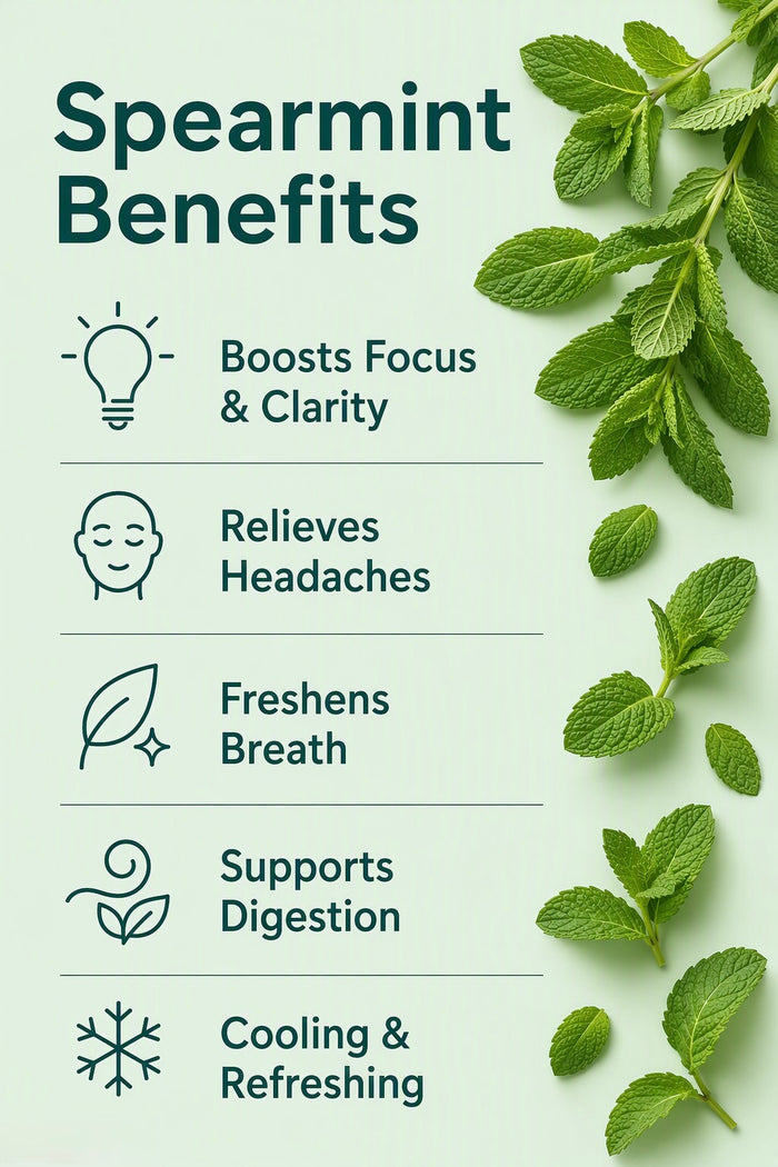 Spearmint Pure Essential Oil Benefits