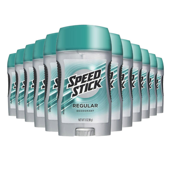 Speed Stick  - Deodorant, Regular  3.0 Oz - 12 Pack