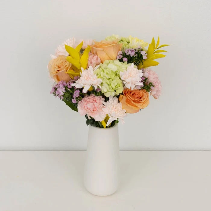 Spring Fling Pastel Flower Bouquet Vase - Image
