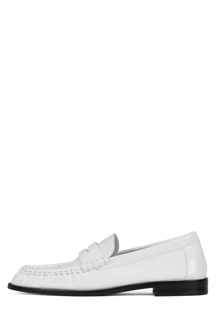 White Crinkle Patent / 6