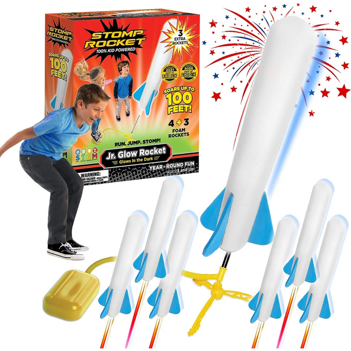 Stomp Rocket Jr. Glow Rocket Launcher DELUXE