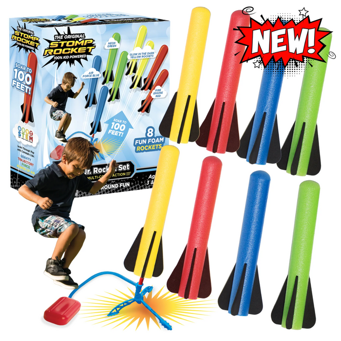 Stomp Rocket Jr. Rainbow Rocket Launcher