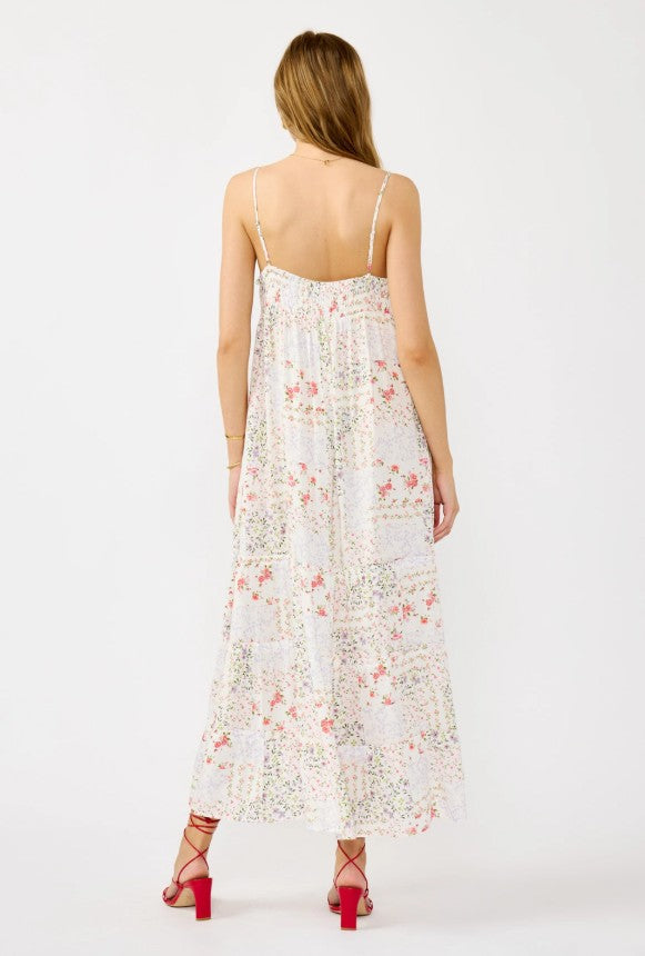 Strappy Ruffle Tiered Maxi Dress