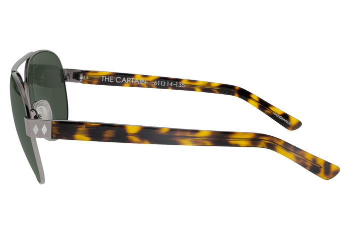 The Captain  Matte Gunmetal + Redwood Tortoise / G15 Lens