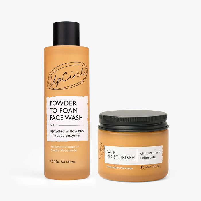 UpCircle The Daily Duo: Foaming Face Wash + Vitamin E Moisturizer