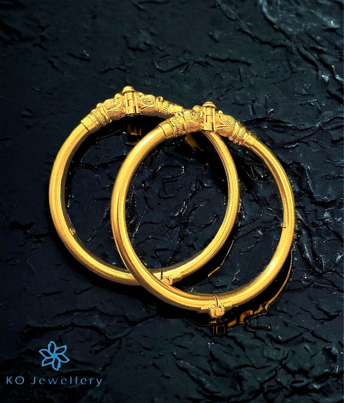 The Makara Silver Kada- Single (Size /2.2/2.4/2.6/2.8)