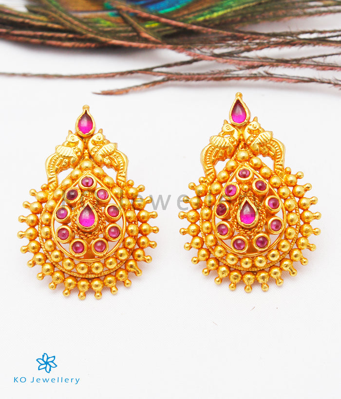 The Manya Silver Ear-studs (Big)