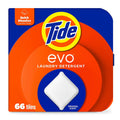 Tide evo Laundry Detergent Fiber Tiles, Original - 66 ct