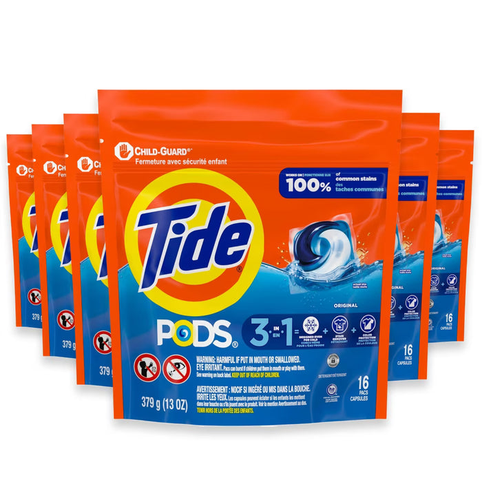 Tide Pods Original Laundry Detergent - 16 ct - 6 Pack