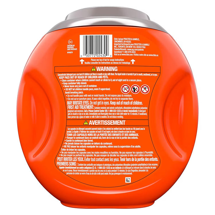 Tide Power PODS Hygienic Clean Heavy Duty Laundry Detergent Pacs – 25 Count XL – 4 Pack