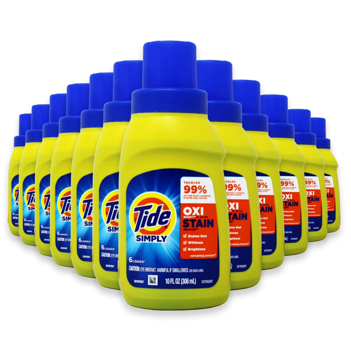 Tide Simply Oxi Boost Laundry Detergent - 10oz - 12 Pack