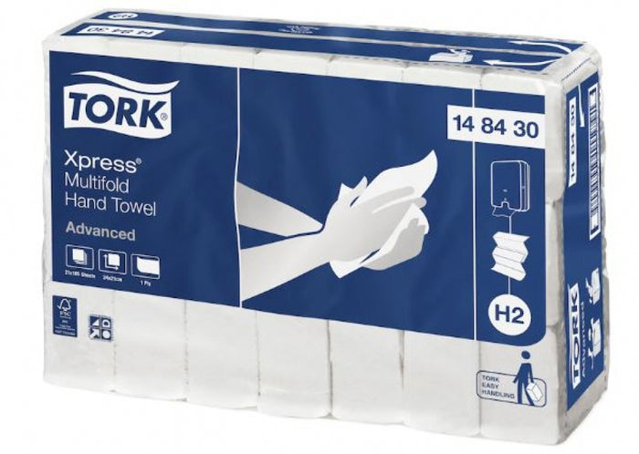 TORK H2 Xpress 148430 Multifold Hand Towel Slimline Advanced