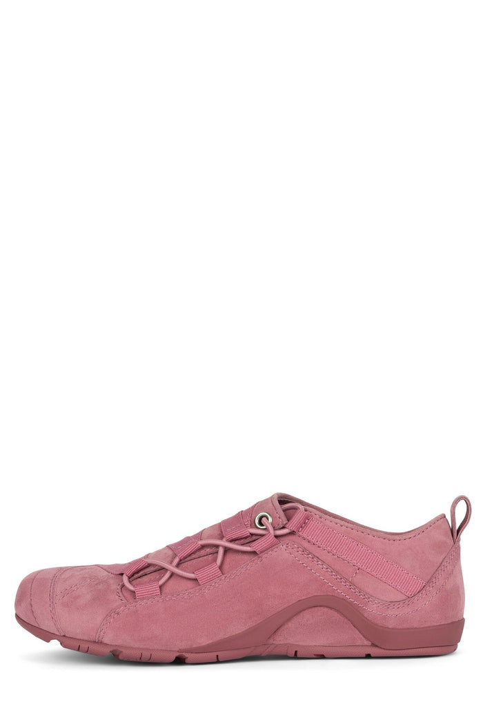 TREAD Jeffrey Campbell Sneaker Dusty Rose Suede Combo