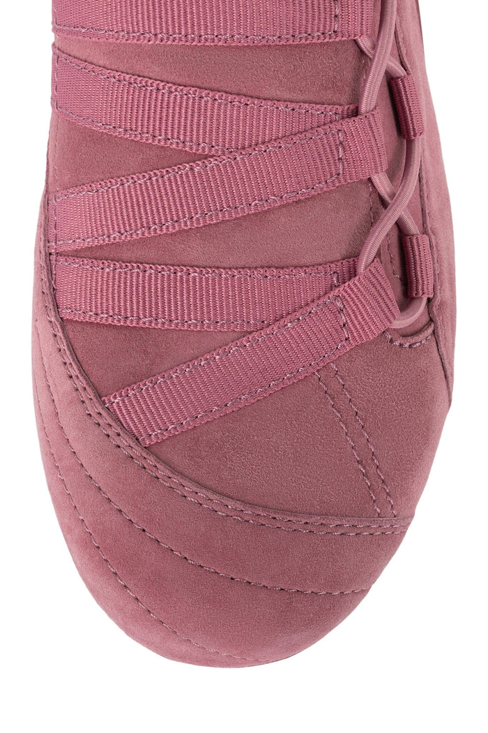 TREAD Jeffrey Campbell Sneaker Dusty Rose Suede Combo