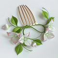 Triangle Plum Hairpin Chanhua Materials Flowers DIY Kit - Include Detailed Video Tutorial