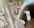 Tulip Chanhua Materials Flowers DIY Kit - Include Detailed Video Tutorial