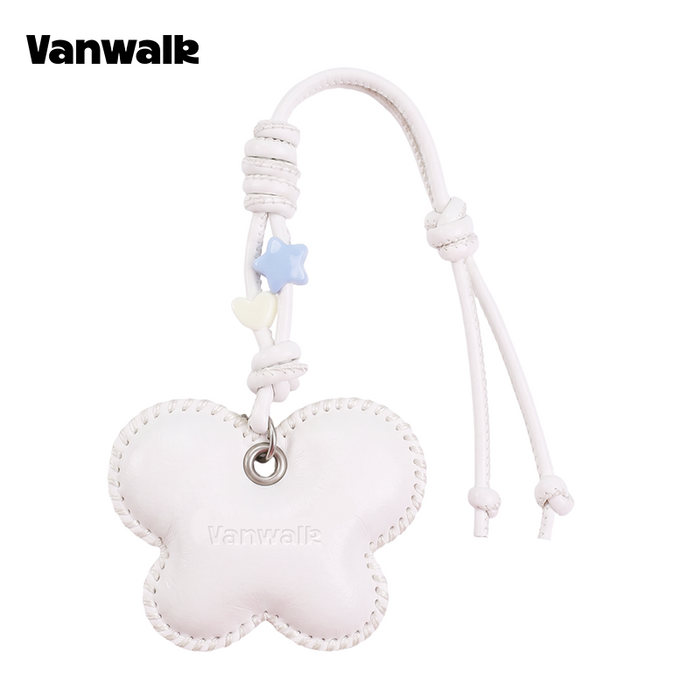 Butterfly Charm Cream White