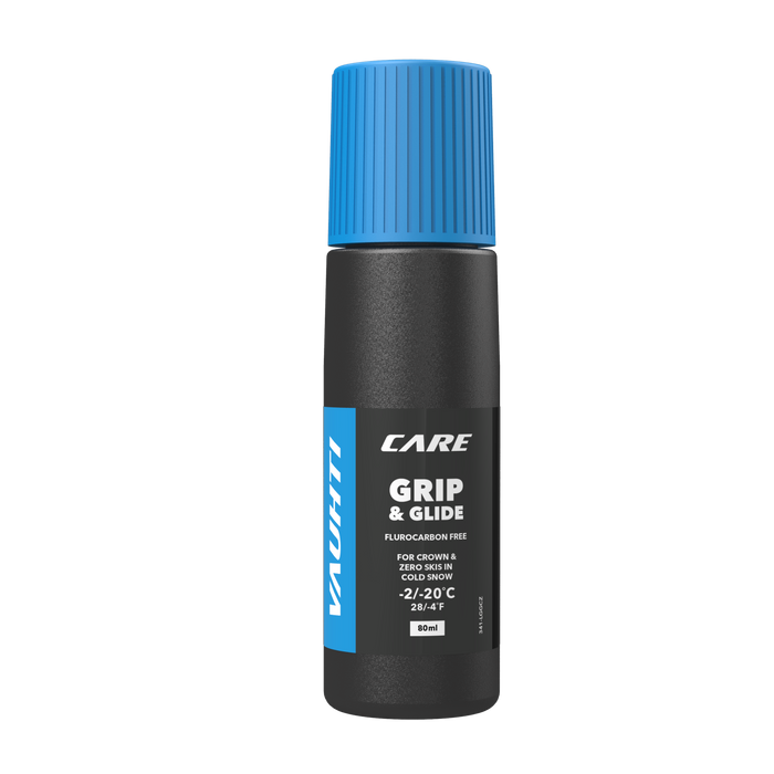 A product picture of the Vauhti Grip & Glide Liquid For Crown & Zero Skis | 80ml (-2C/-20C)