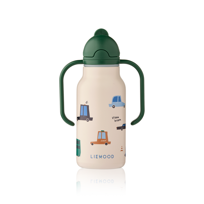 Liewood - Water Bottle - Kimmie - Cars - Sandy