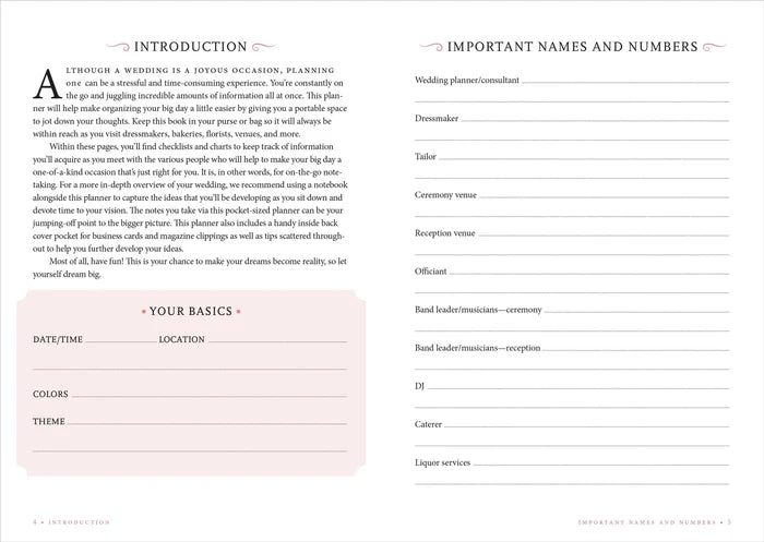 Wedding Planner Checklist