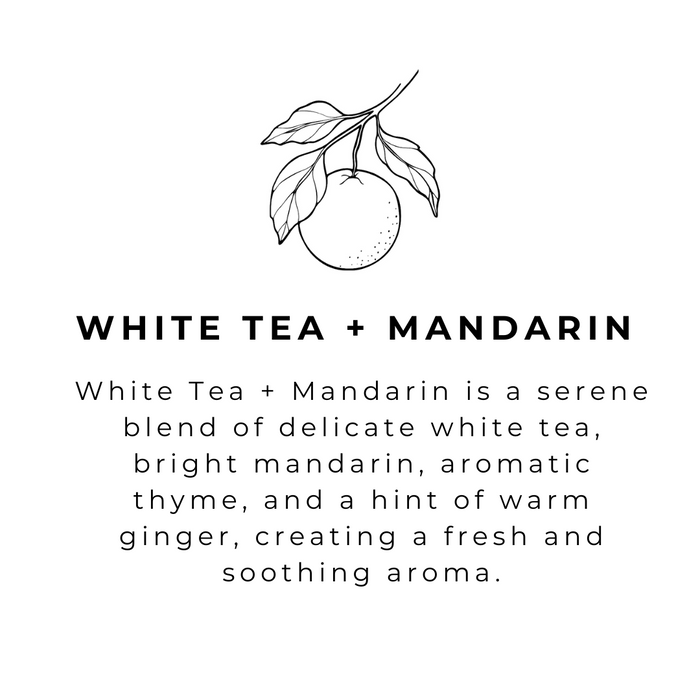 White Tea + Mandarin  - 16 oz Amber Soap - Handmade - Hand Wash