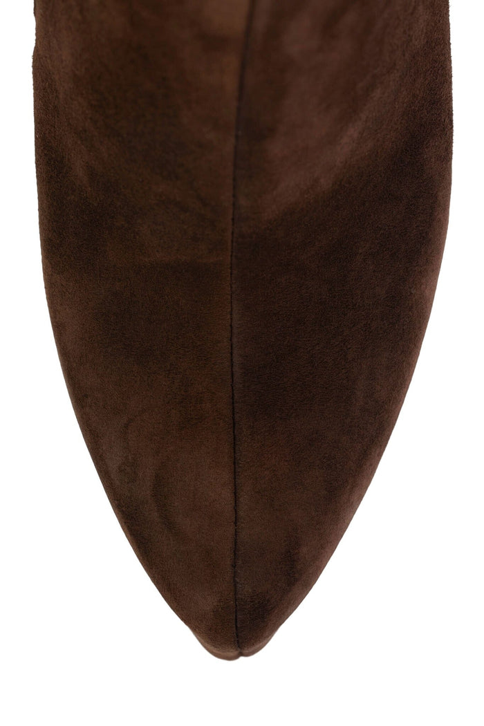 WOAH Platform Boot Coffee Suede