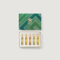 Women's 5-Piece Perfume Gift Set, Emerald Shagreen Box with 5x10ml Flacons - Flat Lay | Creed Fragrances