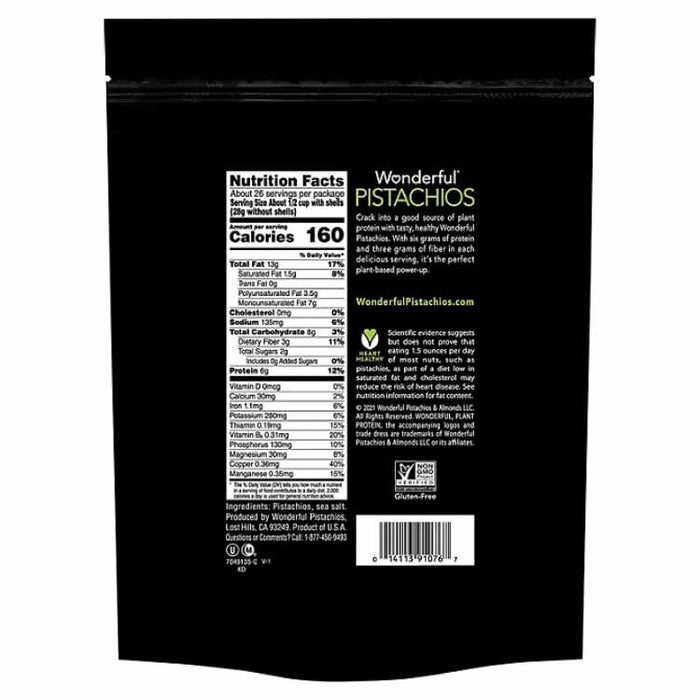 Wonderful Roasted & Salted Pistachios - 48 Oz Each -