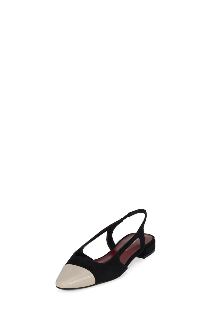 WORTHWHILE Jeffrey Campbell Flat Black Cream Combo _hover