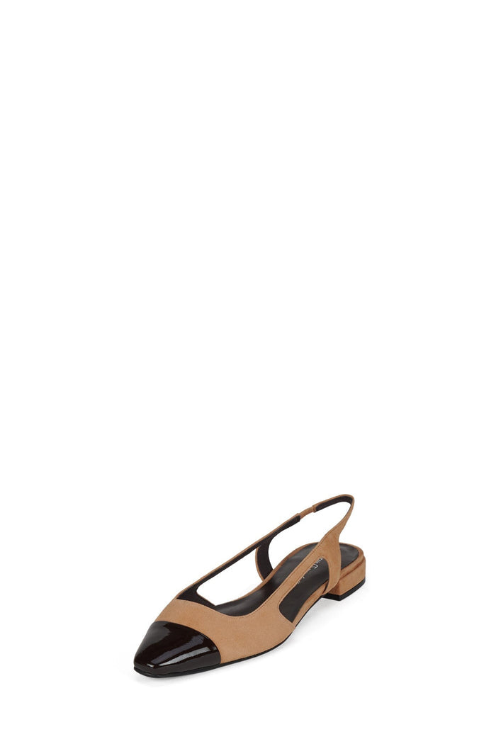 WORTHWHILE Jeffrey Campbell Flat Camel Brown Combo _hover