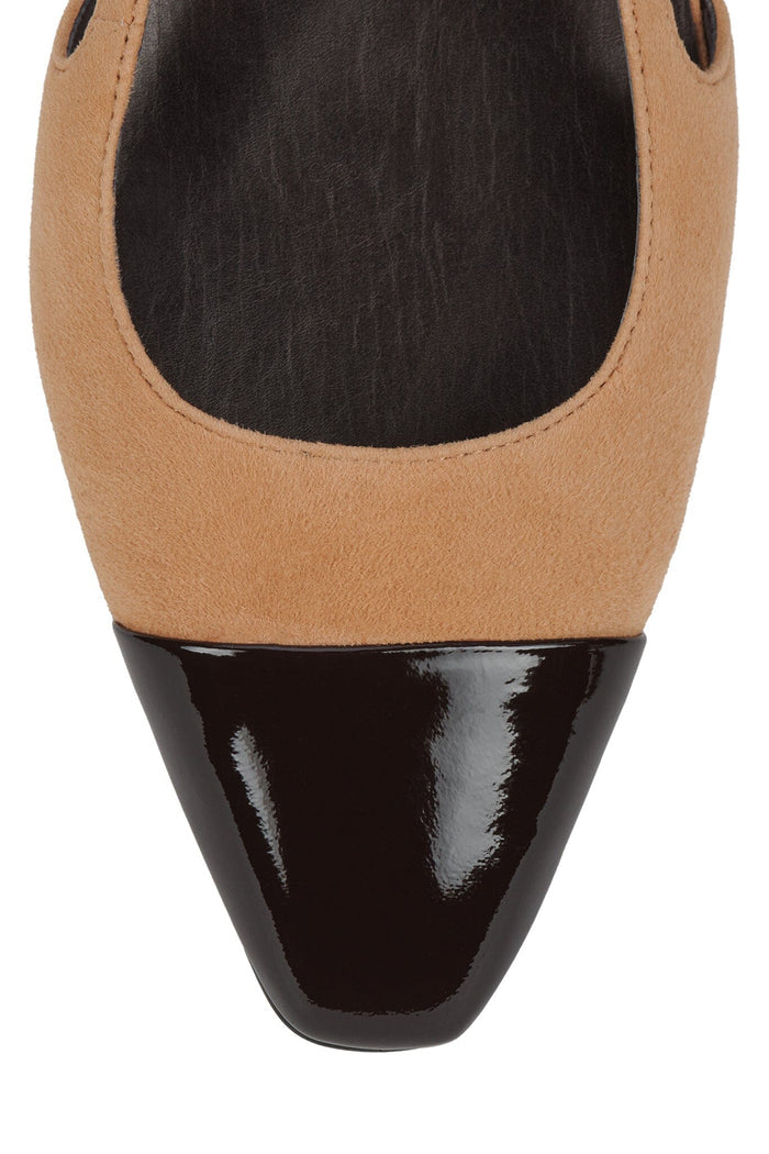 WORTHWHILE Jeffrey Campbell Flat Camel Brown Combo