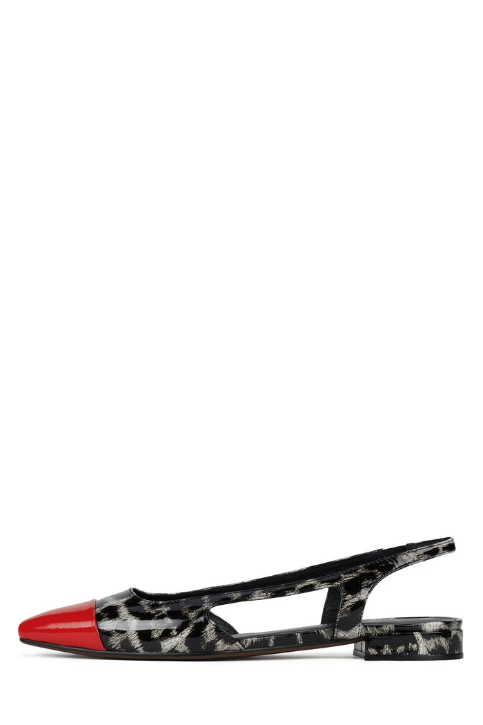 Black White Red Patent / 6