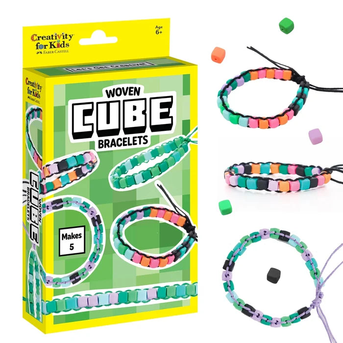 Woven Cube Bracelets Mini Craft Kit