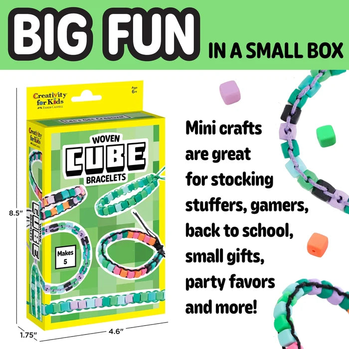 Woven Cube Bracelets Mini Craft Kit