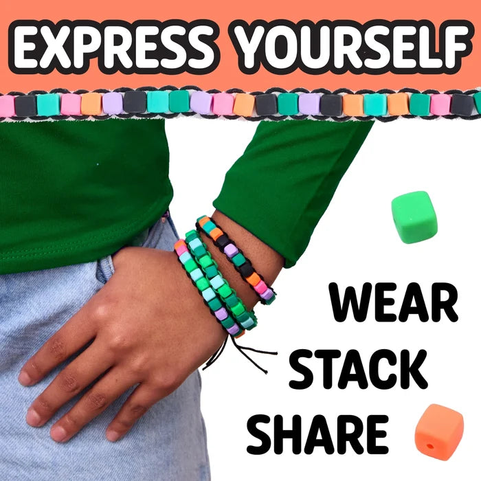 Woven Cube Bracelets Mini Craft Kit