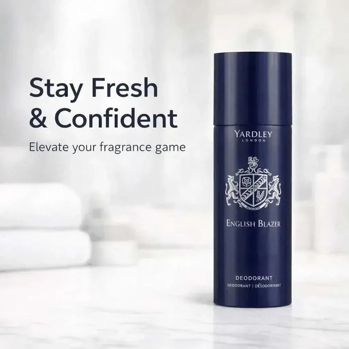 Yardley English Blazer Blue Deodorant Spray - 125ml Facebook Ad